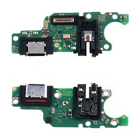 Шлейф Huawei Honor X6c (NIC-LX1/NIC-LX2) плата на системный разъем/разъем гарнитуры/микрофон - Преми