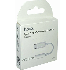 Переходник Type-C (папа) - 3.5 Jack (мама) Hoco LS35