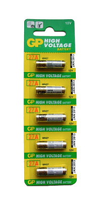 Батарейка 27A GP 5BL 1шт