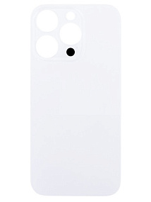 Задняя крышка iPhone 14 Pro Max (стекло) белый - Премиум