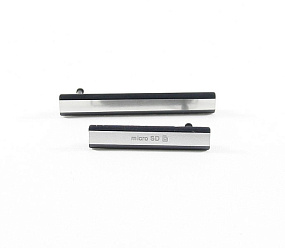 Набор заглушек (USB+MicroSD) Sony D6503 (Z2) Черный