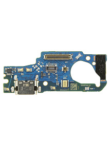 Шлейф Samsung M556B (M55 5G) плата системный разъем/разъем гарнитуры/микрофон - Премиум