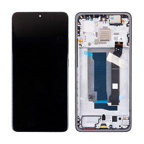Дисплей для телефона Xiaomi Poco X7 Pro (2412DPC0AG) модуль с рамкой Черный - Оригинал (SP)