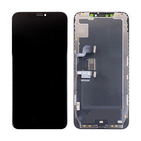 Дисплей для телефона iPhone Xs Max в сборе Черный - DD (Hard OLED, Full HD)