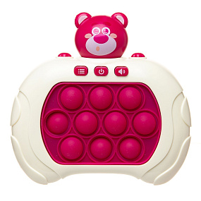Игрушка электронный Pop IT белый/розовый