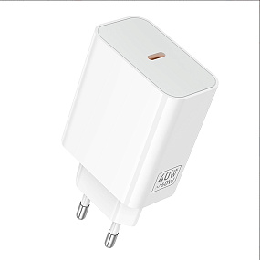 СЗУ-Type-C Hoco C162A 1 выход PD40W 3А белый