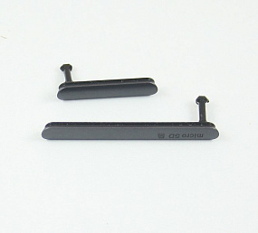 Набор заглушек (USB+MicroSD) Sony D6603 (Z3) Черный