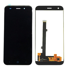 Дисплей для телефона ZTE Blade A72 4G в сборе с тачскрином Черный