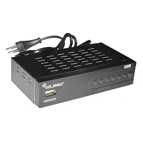 Ресивер эфирный цифровой DVB-T2 Selenga HD950D(УЦЕНКА)б/у, потертости