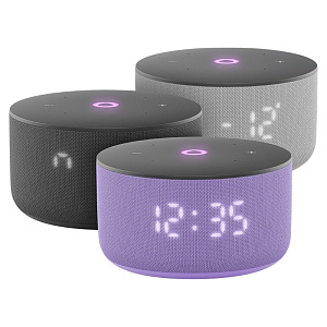 Умная колонка Яндекс Станция Мини 3 с часами 12W лиловая
