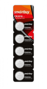 Таблетка SmartBuy CR2016 5BL 1шт