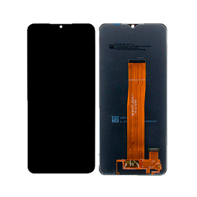 Дисплей для телефона Samsung A022G (A02) в сборе с тачскрином Черный