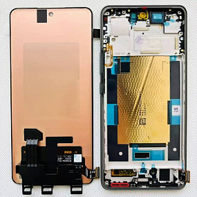 Дисплей для телефона Realme 15 Pro 5G (RMX5101) в сборе с тачскрином Черный - Оригинал