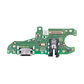 Шлейф Huawei Honor X7 (CMA-LX1/CMA-LX2) плата на системный разъем/разъем гарнитуры/микрофон - Премиу