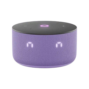 Умная колонка Яндекс Станция Мини 3 с часами 12W лиловая