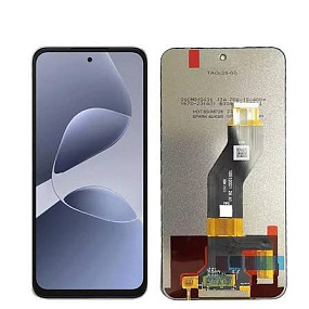 Дисплей для телефона Infinix Hot 60i (X6728) в сборе с тачскрином Черный - Оригинал 100