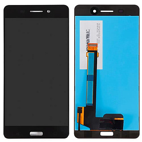 Дисплей для телефона Nokia 6 в сборе с тачскрином Черный