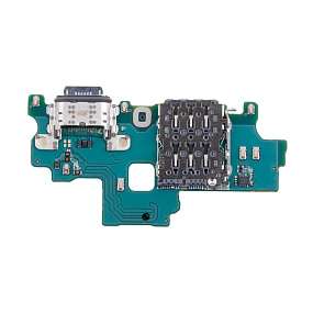 Шлейф Samsung A366B (A36 5G) плата системный разъем/разъем гарнитуры/микрофон - Премиум