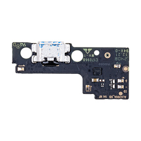 Шлейф Xiaomi Redmi 12C (22120RN86G) плата на системный разъем/микрофон - Премиум