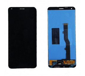 Дисплей для телефона ZTE Blade V9 в сборе с тачскрином Черный