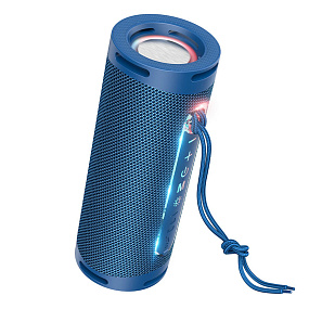 Колонка Hoco HC9 (Bluetooth/USB/FM/AUX/TWS) 10W темно-синий