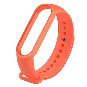 Ремешок силиконовый для браслета Xiaomi Mi Band 5/6 WB13 оранжевый