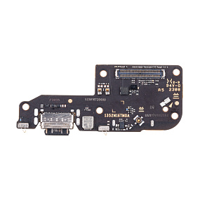 Шлейф Xiaomi Poco F5 (23049PCD8G) плата системный разъем/разъем SIM/микрофон - Премиум