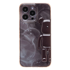 Кейс iPhone 14 силикон SC332 бордовый