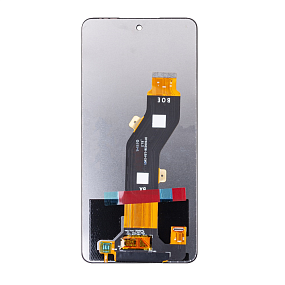 Дисплей для телефона Itel P55 4G (A666LN) в сборе с тачскрином Черный