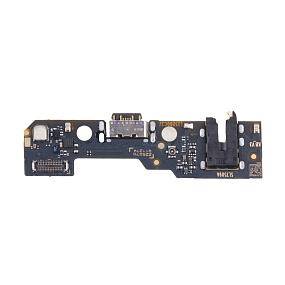 Шлейф Xiaomi Redmi A5/Poco C71 (25028RN03A/25028PC03G) плата на системный разъем/микрофон - Премиум