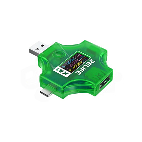 Тестер зарядного устройства Relife XA1 (многофункциональный 12 в 1, USB - USB/Type-C/Micro)