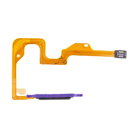 Шлейф Huawei Honor X7 (CMA-LX1/CMA-LX2) сканер отпечатка пальцев Черный