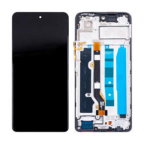 Дисплей для телефона Tecno Camon 20 Pro 4G/Camon 20 (CK7n/CK6n) модуль с рамкой Черный - Оригинал