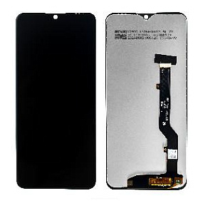 Дисплей для телефона ZTE Blade 20 Smart V1050 в сборе с тачскрином Черный