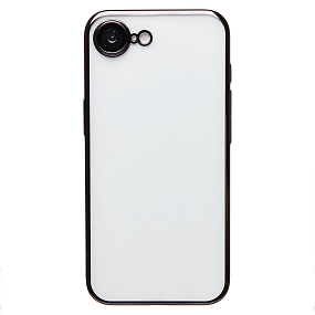 Кейс iPhone 16E пластик PC073 с закрытой камерой черный