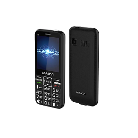 Мобильный телефон Maxvi P3 Black(УЦЕНКА)крышка отходит