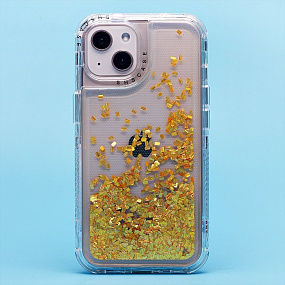 Кейс iPhone 13 силикон SC333 желтый