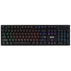 Клавиатура игровая Defender Avis GK-312 механическая черная 