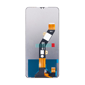 Дисплей для телефона Itel A70 (A665L) в сборе с тачскрином Черный - Оригинал