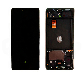 Дисплей для телефона Samsung G780F/G781B (S20 FE/S20 FE 5G) модуль Синий - Сервисный Оригинал