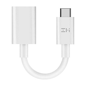 Переходник Type-C (папа) - 3.5 Jack (мама) Xiaomi белый