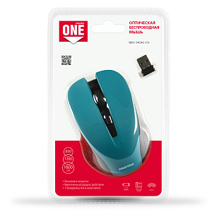 Мышь беспроводная SmartBuy SBM-340AG ONE бирюзовая