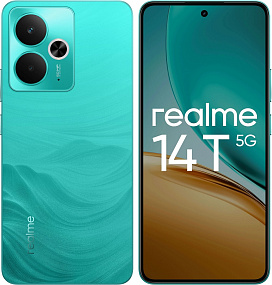 Смартфон Realme 14T 5G 12/256Gb зеленый
