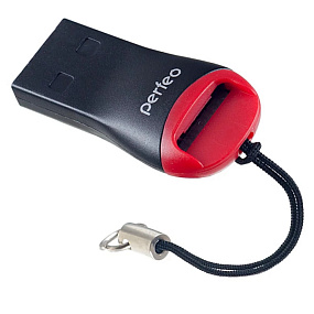 Card Reader Perfeo R007 (MicroSD/USB) черный