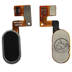 Шлейф Meizu M3 Note (M681h) на кнопку HOME в сборе Черный