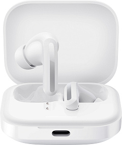 Bluetooth-наушники беспроводные Xiaomi Redmi Buds 5 белые(УЦЕНКА)б/у, 1 ухо тише играет