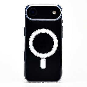 Кейс iPhone 17 Air силикон SafeMag SM006 прозрачный