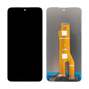 Дисплей для телефона Huawei Honor X7d 4G (LGN-LX1) в сборе с тачскрином Черный - Оригинал 100